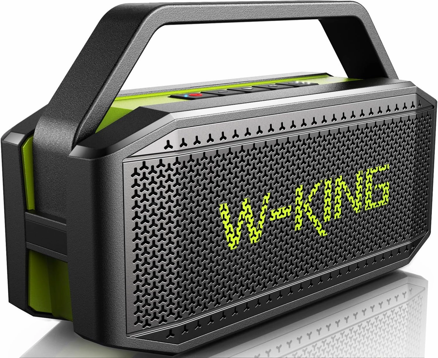 W-KING Portable Loud Bluetooth Speaker Wireless, 100W Max IPX6 Waterproof Outdoor Speaker Subwoofer, 60W Exlarge Passive Radiator- All-Round Rich Bass/40H/EQ/PowerBank/TF/AUX, Party Big Large Boombox wireless speakers,portable Bluetooth speaker,multiroom s