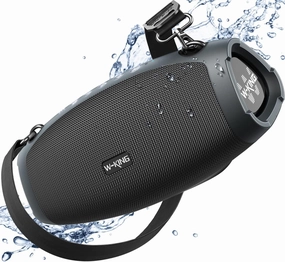 W-KING Portable Speaker Bluetooth Wireless, 120W Max Loudest Outdoor Waterproof Bluetooth Speaker Subwoofer*2, IPX6 Large Big Party Boombox,Triple Passive Radiators-70W Deep Bass/DSP/42H/Power Bank/EQ floorstanding speakers,tower speakers,stereo floor spea