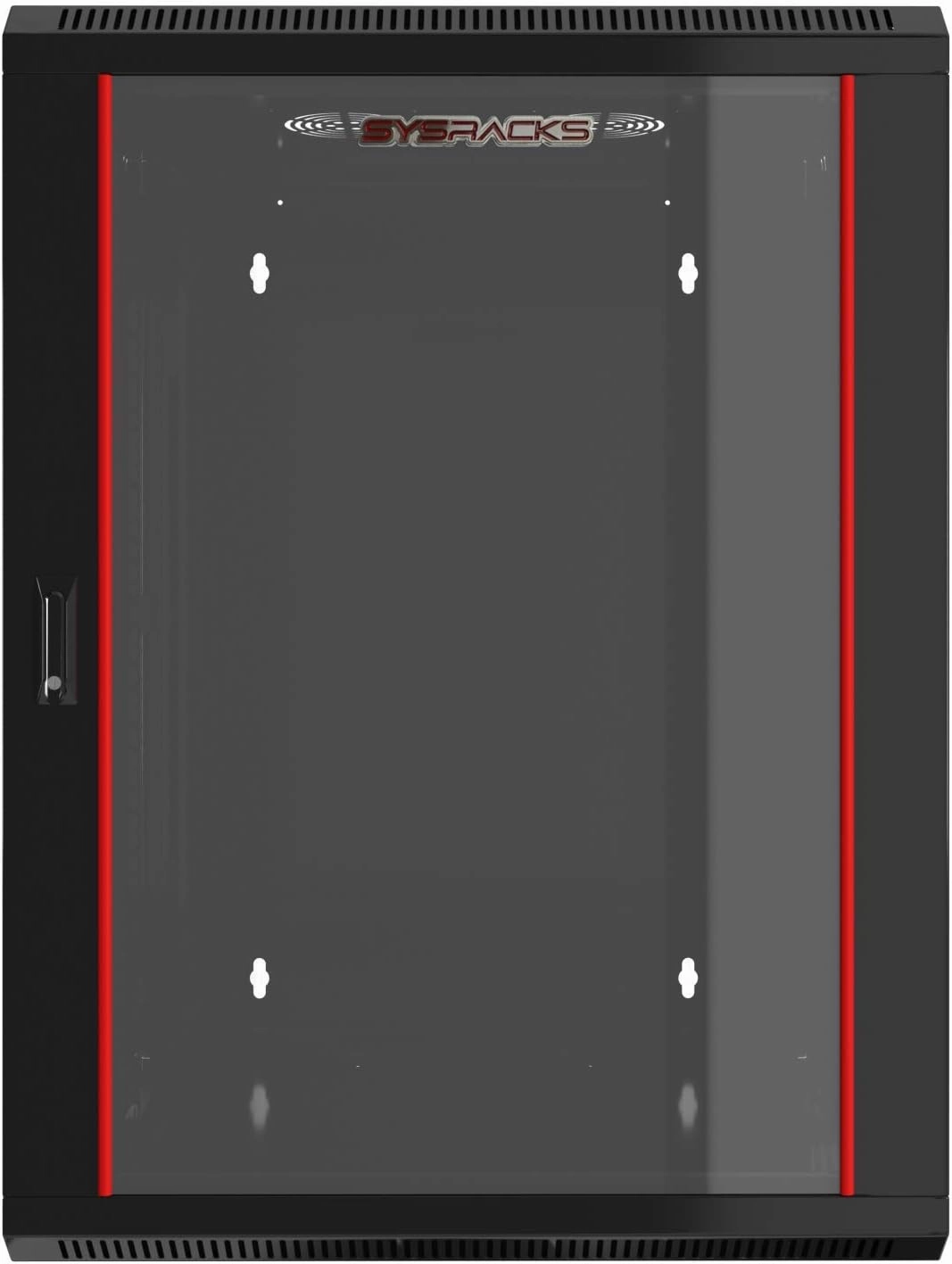 Wall Mount Server Rack Cabinet Locking Computer Cabinet Network Enclosure for Electronics Security Audio Video AV Equipment Data Rack 24-Inch Depth Server Cabinet (12U)