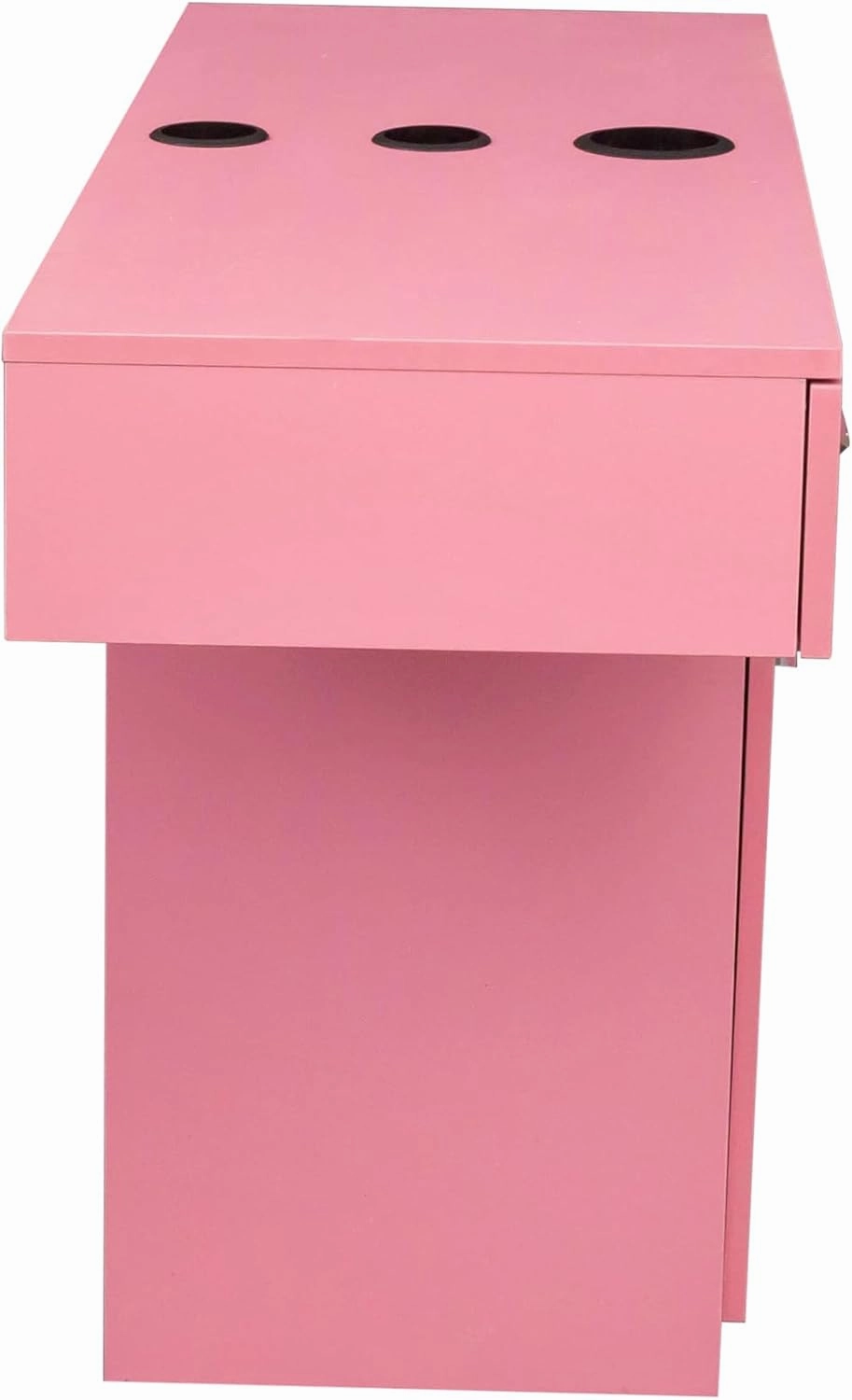Wall Mounted Barber Shampoo Station Storage Cabinet Salon Beauty Spa Equipment for Barber Salon Shop (Barber Salon Styling Station - Pink)