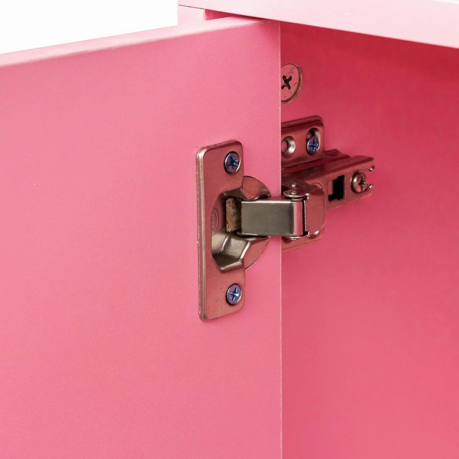 Wall Mounted Barber Shampoo Station Storage Cabinet Salon Beauty Spa Equipment for Barber Salon Shop (Pink)