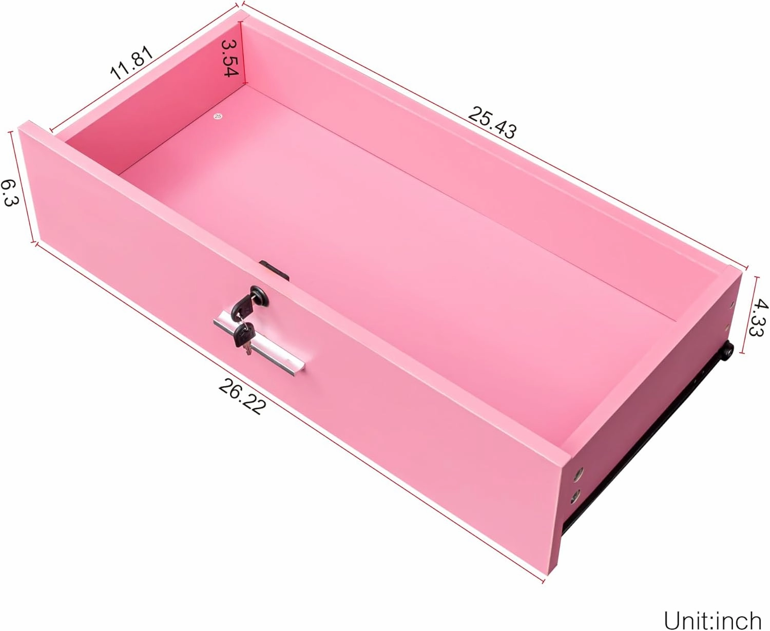 Wall Mounted Barber Shampoo Station Storage Cabinet Salon Beauty Spa Equipment for Barber Salon Shop (Salon Storage - Pink)