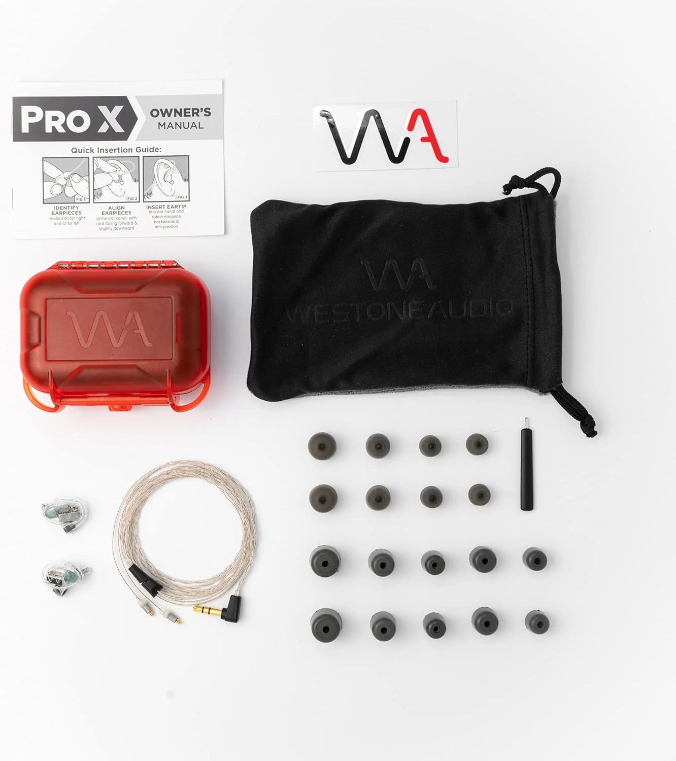 Westone Audio Pro X30 IEM Earphones - Three-Driver Noise Isolating Musician in-Ear Monitor Wired Earbuds