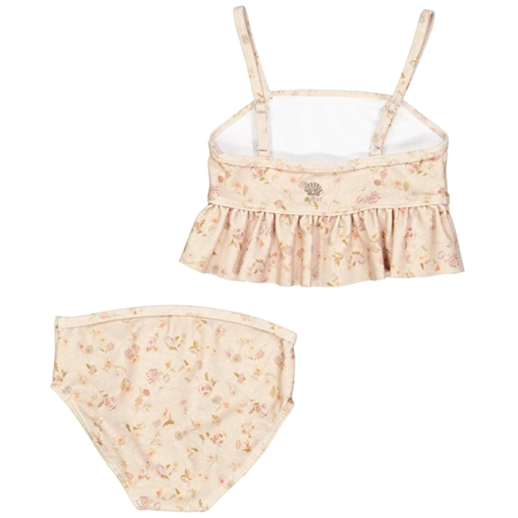 Wheat Purple Poppy Flowers Lrke Bikini