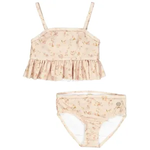 Wheat Purple Poppy Flowers Lrke Bikini