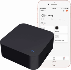 WiFi Smart Remote Controller Smart Home Infrared Universal Remote Blaster,One for All Control AC TV DVD CD AUD Air Conditioner SAT etc,No Hub Required Compatible with Alexa and Google Home(IR) smart audio hub,voice control speaker,Alexa compatible audio,
