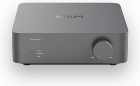 WiiM Vibelink Amp | 100W Power Amplifier with Premium ESS 9039Q2M DAC and TI TPA3255 | Compatible with WiiM Mini, Pro, Pro Plus, and Ultra | RCA, Coax, and Optical Inputs | Space Gray integrated amplifier,stereo receiver,hi-fi amp combo,