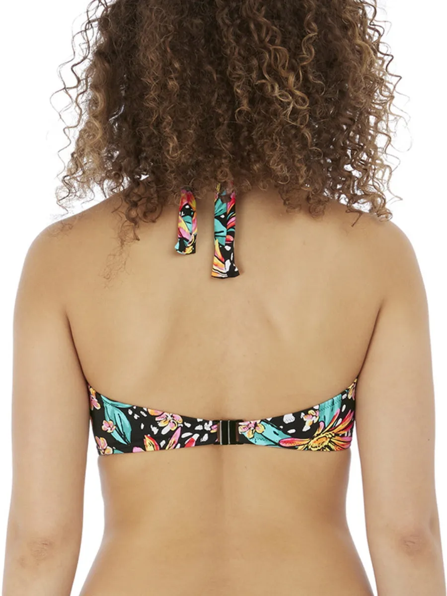 Wild Daisy Halter Bikini Top - Multicoloured