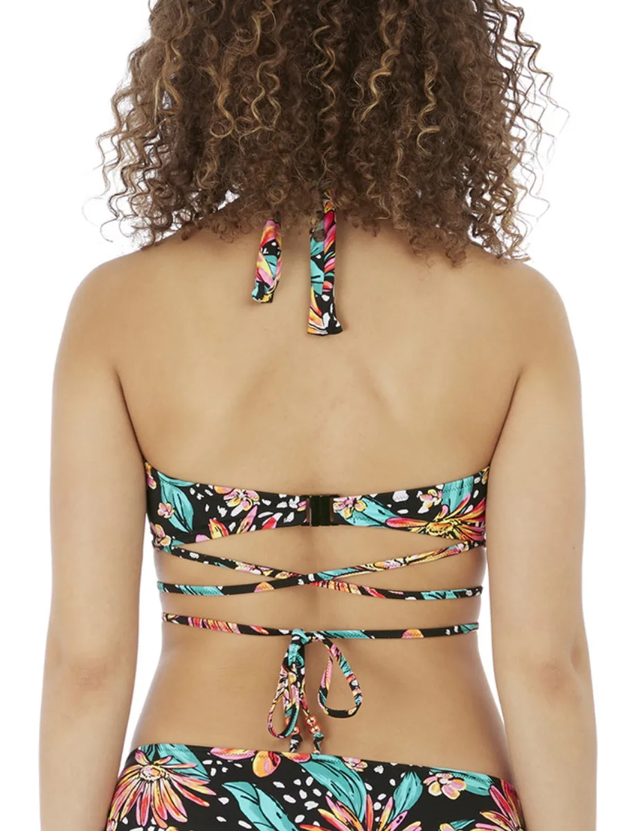 Wild Daisy Halter Bikini Top - Multicoloured