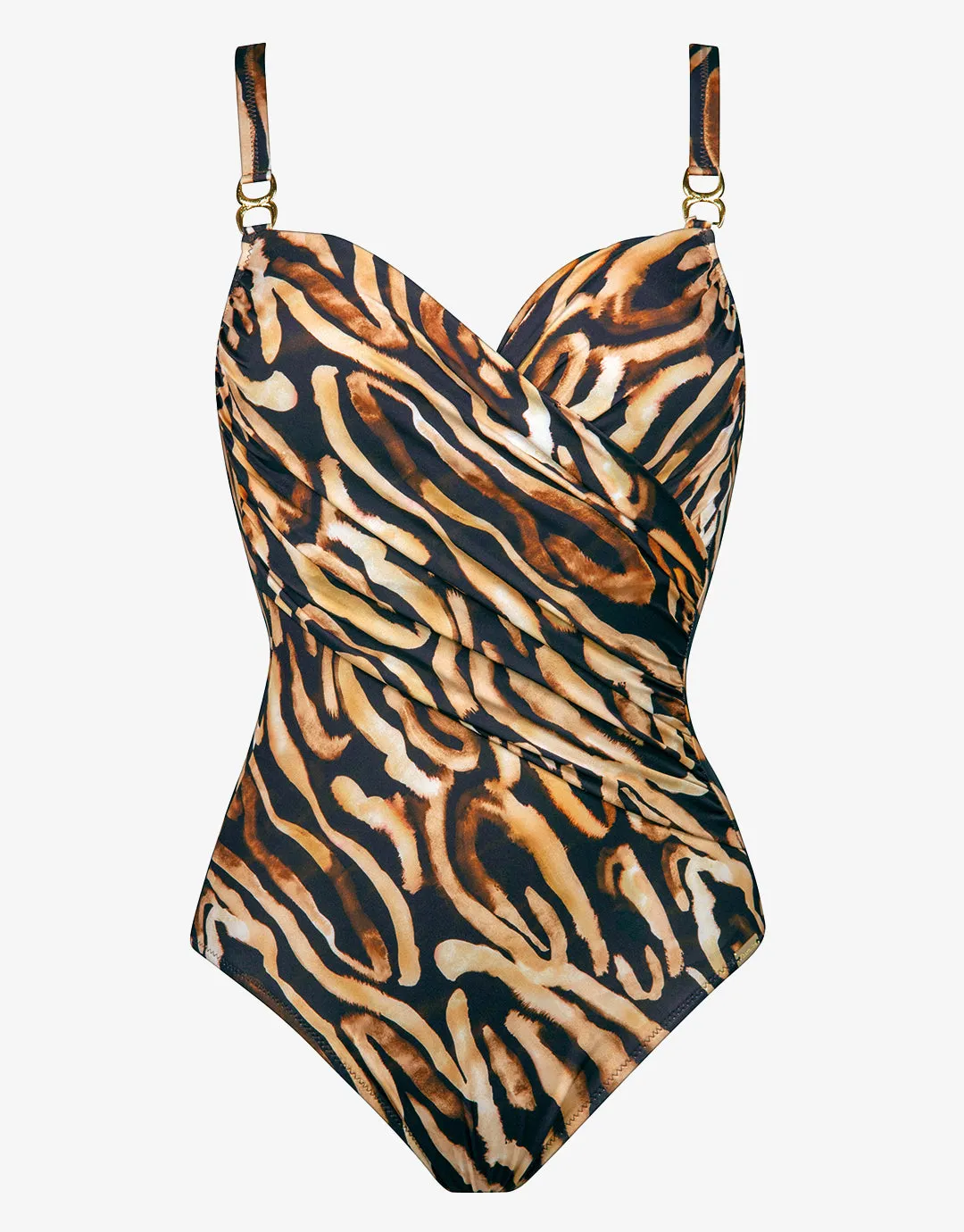 Wild Noblesse Moulded Underwired Swimsuit - Black Nougat
