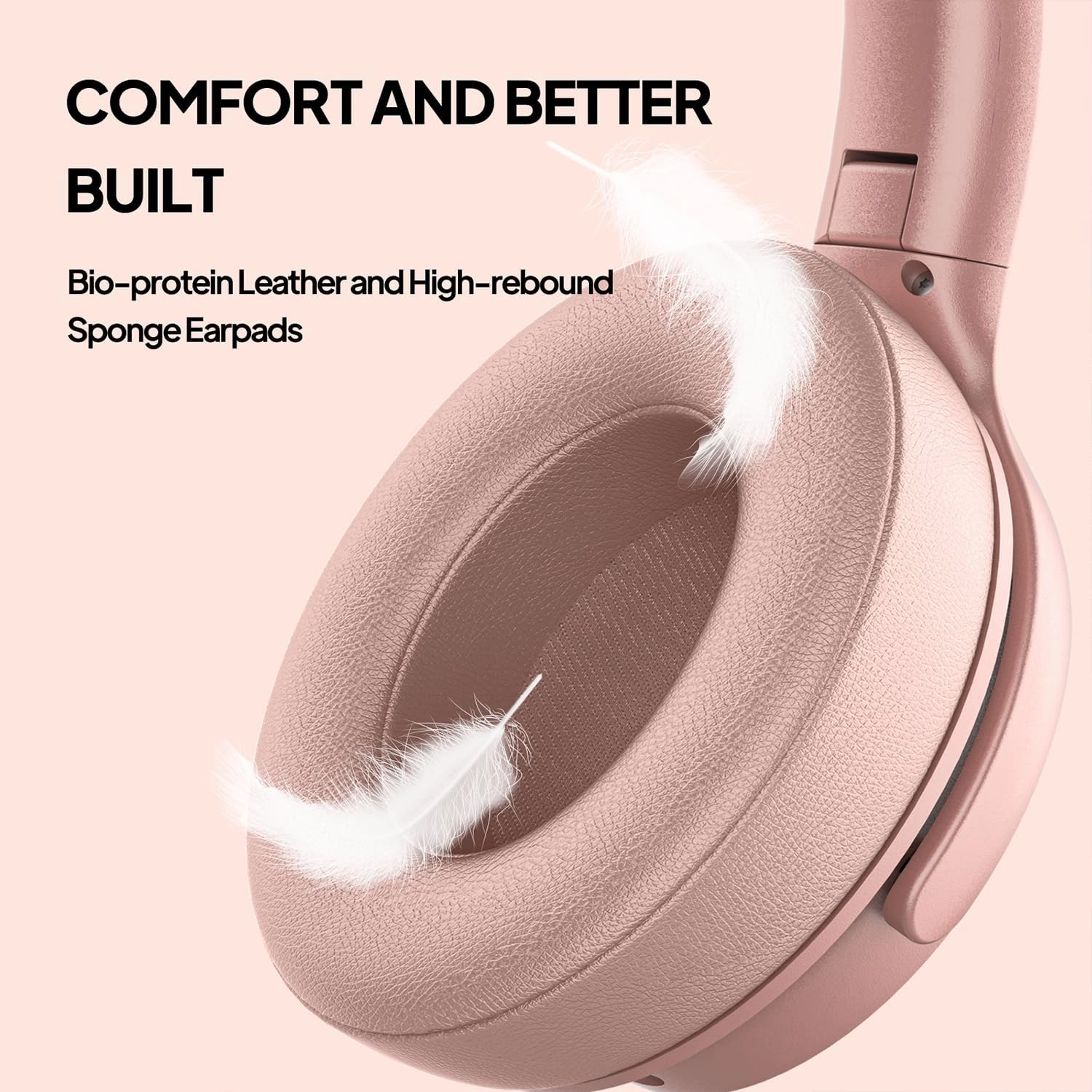 Wired Over-Ear Headphones with USB C Connector, Hi-Fi Stereo Sound, Noise-Isolating Ear Cups, Comfortable Fit for USB C Devices (Gold)