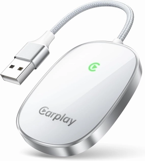 Wireless CarPlay Adapter 2025 Upgraded, Converts Factory Wired CarPlay to Wireless, Plug and Play, Bluetooth Car Play Dongle Compatible with iPhone Multi-User Seamless Connection wireless audio bridge,Bluetooth transmitter,WiFi audio link,