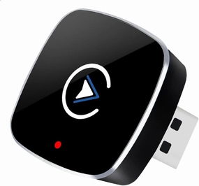 Wireless CarPlay Adapter for iPhone,Mini USB Design,2025 Upgrade Wired to Wireless for Cars with Built-in Wired for Apple CarPlay Plug and Play Fast Stable Connection Car Play for iPhone12 Above (A1) wireless audio bridge,Bluetooth transmitter,WiFi audio l