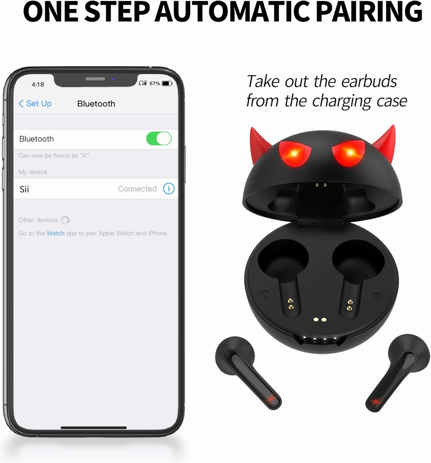 Wireless Earbuds Bluetooth, 2024 New Kids Wireless Earbuds Noise Reduce Bluetooth 5.1 Waterproof Sport TWS Stereo Headphones with Built-in Mic for iOS/pad/Phone.