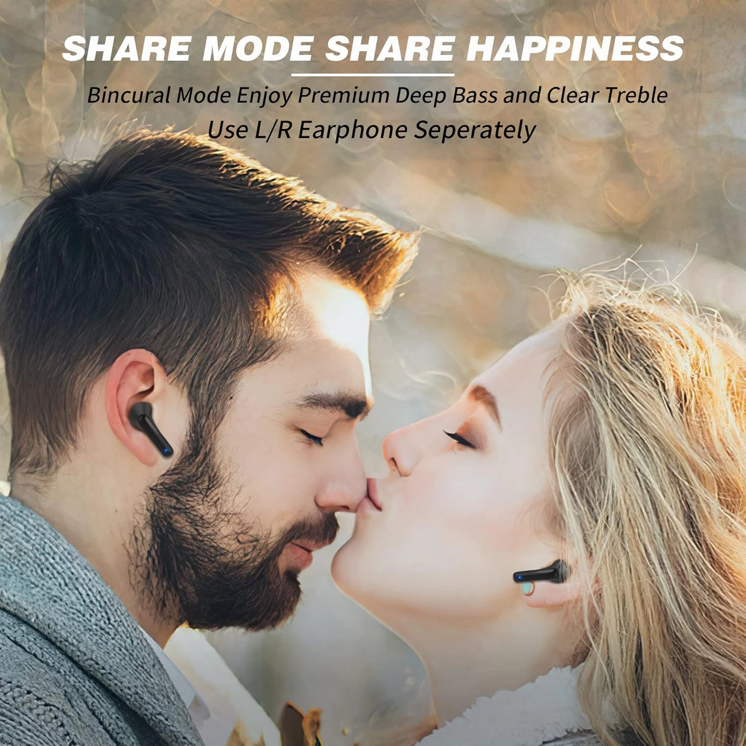 Wireless Earbuds Bluetooth, 2024 New Kids Wireless Earbuds Noise Reduce Bluetooth 5.1 Waterproof Sport TWS Stereo Headphones with Built-in Mic for iOS/pad/Phone.