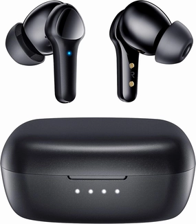 Wireless Earbuds,Bluetooth 5.3 Ear buds Immersive Sound Hi-Fi Stereo IPX8 Waterproof Headsets Premium Deep Bass Headphones with 4 Mics Call Noise Cancelling Earphones for iOS,Android,Workout - Black wireless earbuds,Bluetooth earphones,true wireless stereo