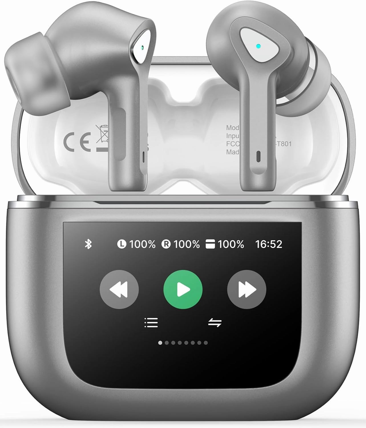 Wireless Earbuds Bluetooth 5.3 Headphones 50H Playtime Deep Bass Stereo Ear Buds with Mic IPX7 Waterproof Comfort Lightweight in Ear Earphones for Pad Android/iOS Phones Gifts for Women Men wireless earbuds,Bluetooth earphones,true wireless stereo,
