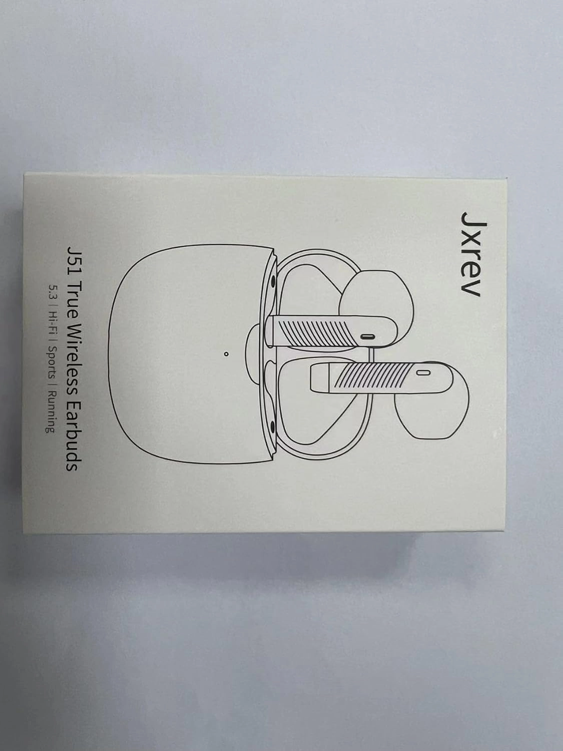 Wireless Earbuds, Bluetooth 5.3 Headphones in Ear with Noise Cancelling Mic, Bluetooth Earbuds Stereo Bass, IP7 Waterproof Sports Earphones, 32H Playtime USB C Charging Ear Buds Gray for Android iOS
