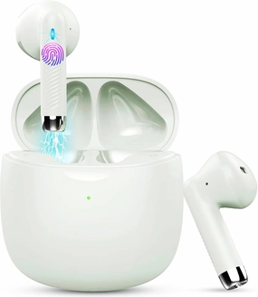 Wireless Earbuds, Bluetooth 5.4 Earbuds Stereo Bass, Bluetooth Headphones in Ear Noise Cancelling Mic, Earphones IP7 Waterproof Sports, 32H Playtime USB C Charging Case Green Ear Buds for Android iOS wireless earbuds,Bluetooth earphones,true wireless stere