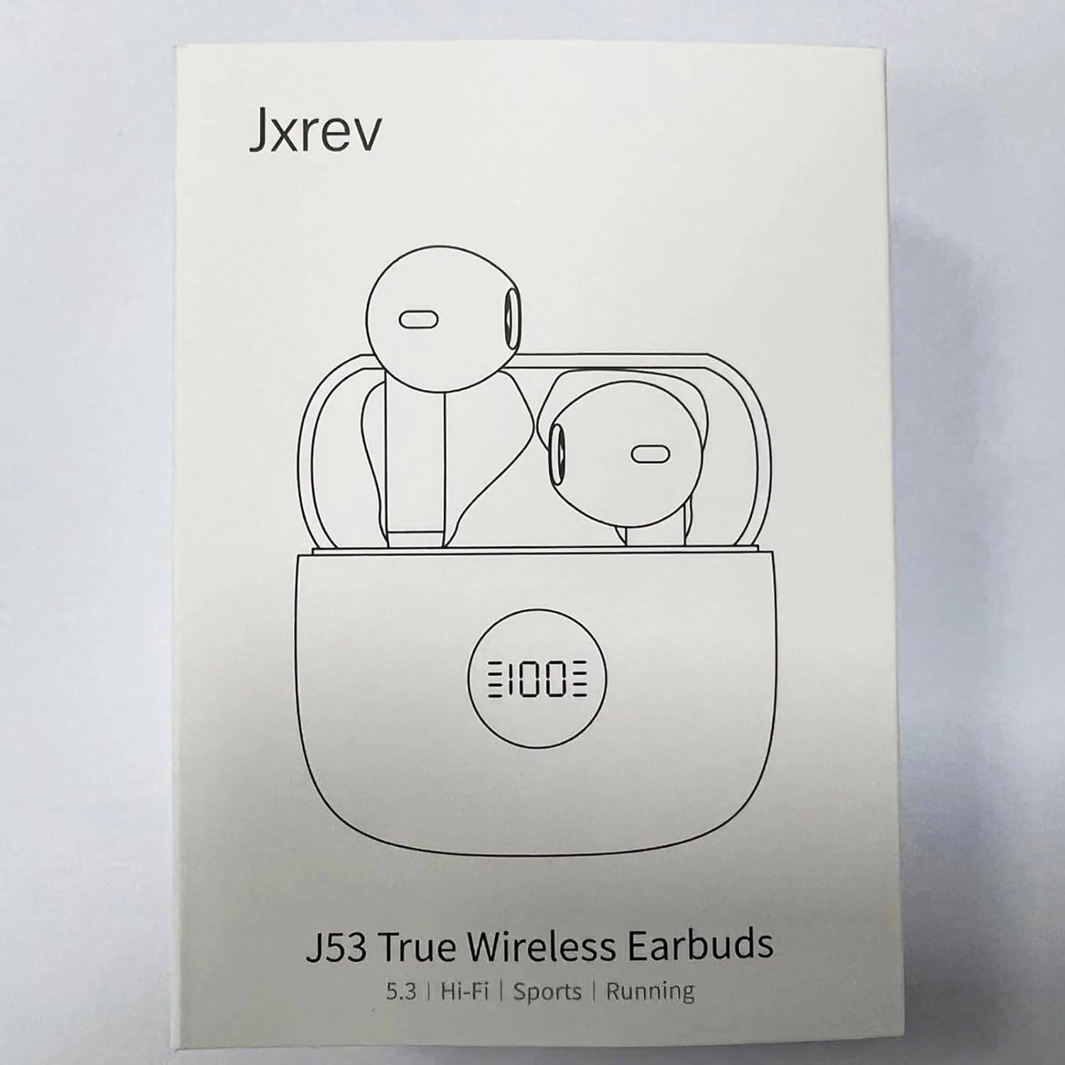 Wireless Earbuds, Bluetooth 5.4 Earbuds Stereo Bass, Bluetooth Headphones in Ear Noise Cancelling Mic, Sports Earphones IP7 Waterproof USB C, 40H Playtime Mini Charging Case Ear Buds for Android iOS
