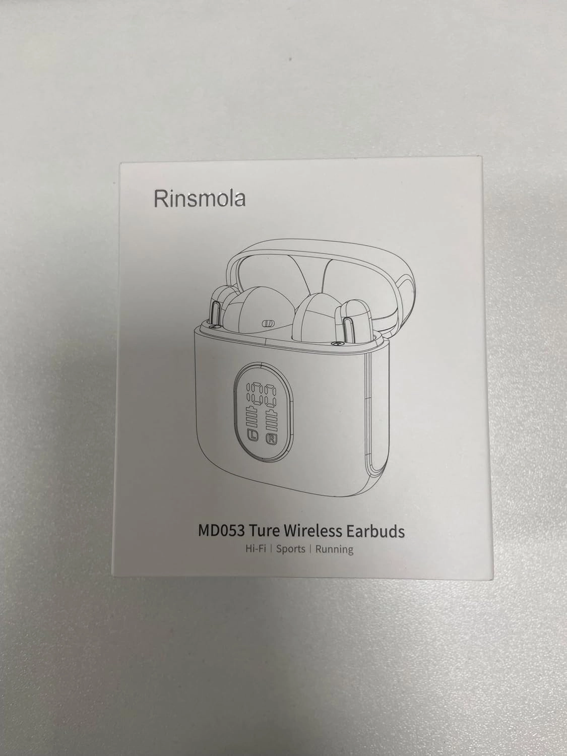 Wireless Earbuds Bluetooth Earbuds Hi-Fi Stereo, 2024 Ear Buds with 4 ENC Mics, 3g Mini Bluetooth Headphones in Ear, 30H USB-C LED Charging Case, IP7 Waterproof Wireless Earphones for Android iOS