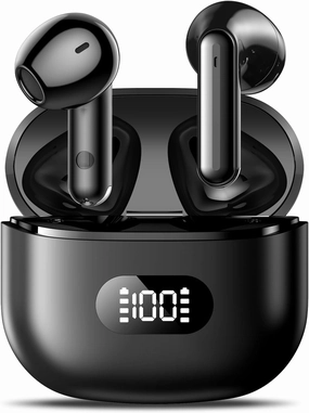 Wireless Earbuds,Bluetooth in Ear Buds with Immersive Surround Sound Stereo,Tap-Control,48 Hours Playtime,Bluetooth 5.4 LED Display Charging Case,IPX7 Waterproof Fit iPhone&Andriod Sports Workout wireless earbuds,Bluetooth earphones,true wireless stere