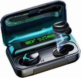 Wireless Earbuds with Large Charging Case,IPX7 Waterproof, Hi-Fi Stereo Sound wireless earbuds,Bluetooth earphones,true wireless stereo,