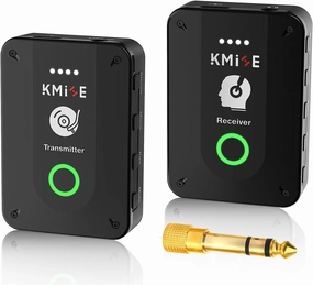 Wireless in-Ear Monitor System, Pro 2.4G Stereo/Mono Wireless IEM System with Transmitter and Receiver Automatic Pairing, for Studio, Band Rehearsal, Live Performance. in-ear monitors,hi-fi IEMs,studio earphones,