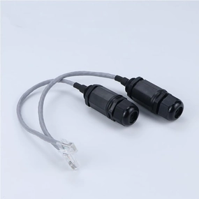 Wiring Connecting Terminals - M16 Ethernet LAN RJ45 Waterproof Connector with 25cm Cable Network IP67 Protection AP case Plug Outdoor Bridge Interface - (Style: A) wireless audio bridge,Bluetooth transmitter,WiFi audio link,