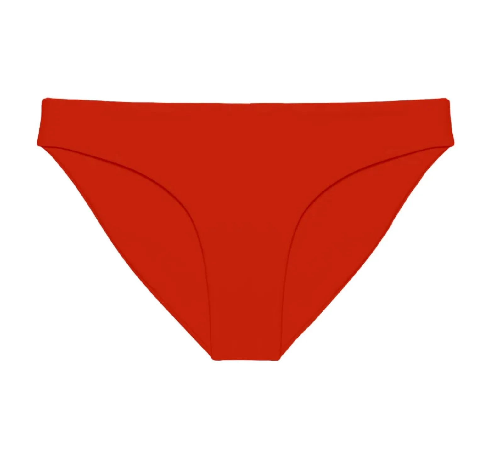 Women's Lure Bikini Bottom In Orange Sheen