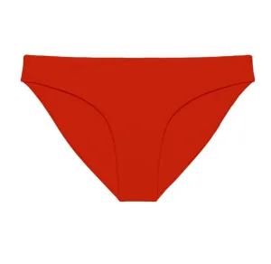 Women's Lure Bikini Bottom In Orange Sheen