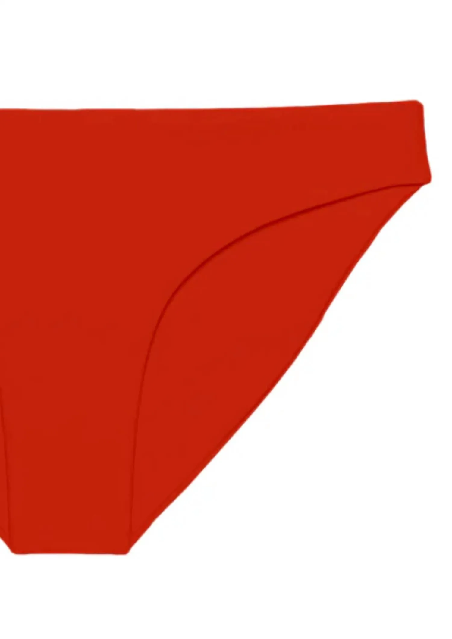 Women's Lure Bikini Bottom In Orange Sheen