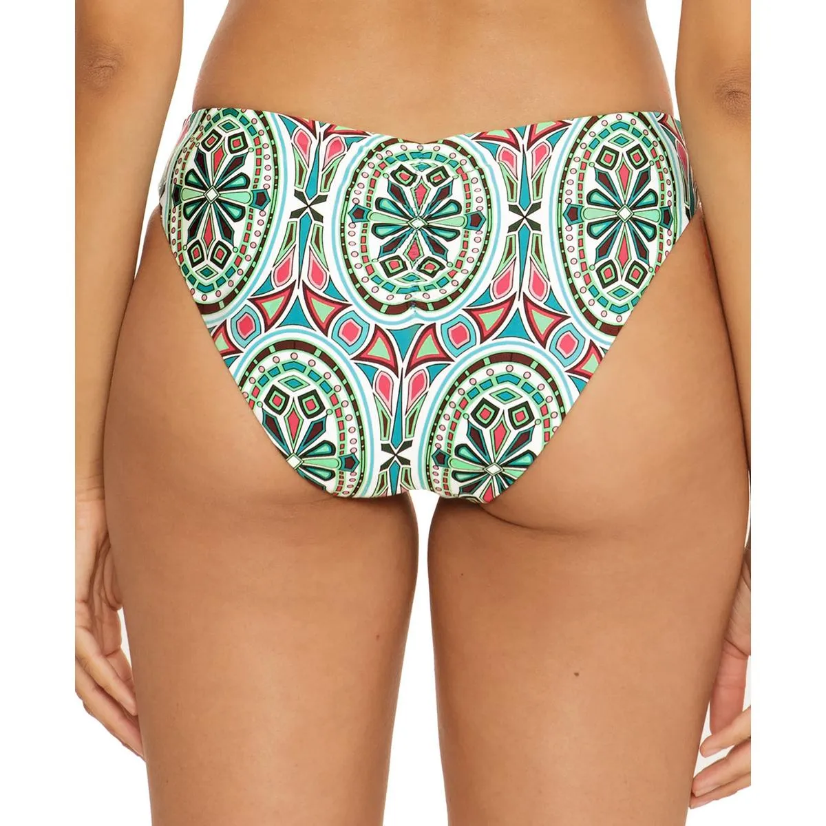 Womens Printed Hipster Swim Bottom Separates