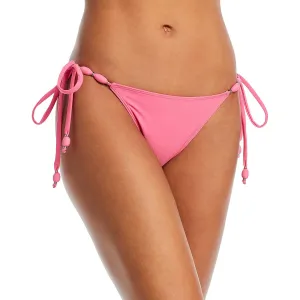 Womens Side Tie Nylon Swim Bottom Separates