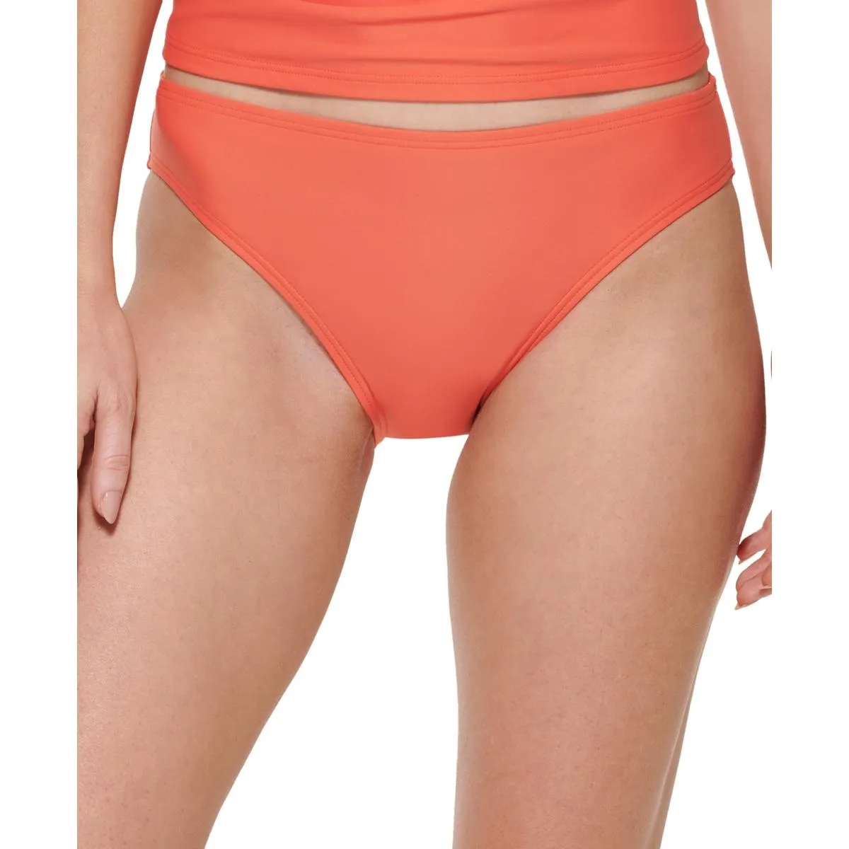Womens Solid Bikini Swim Bottom Separates