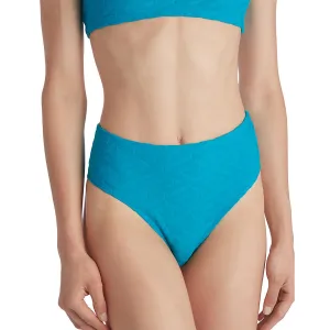 Womens Solid Man Made Swim Bottom Separates