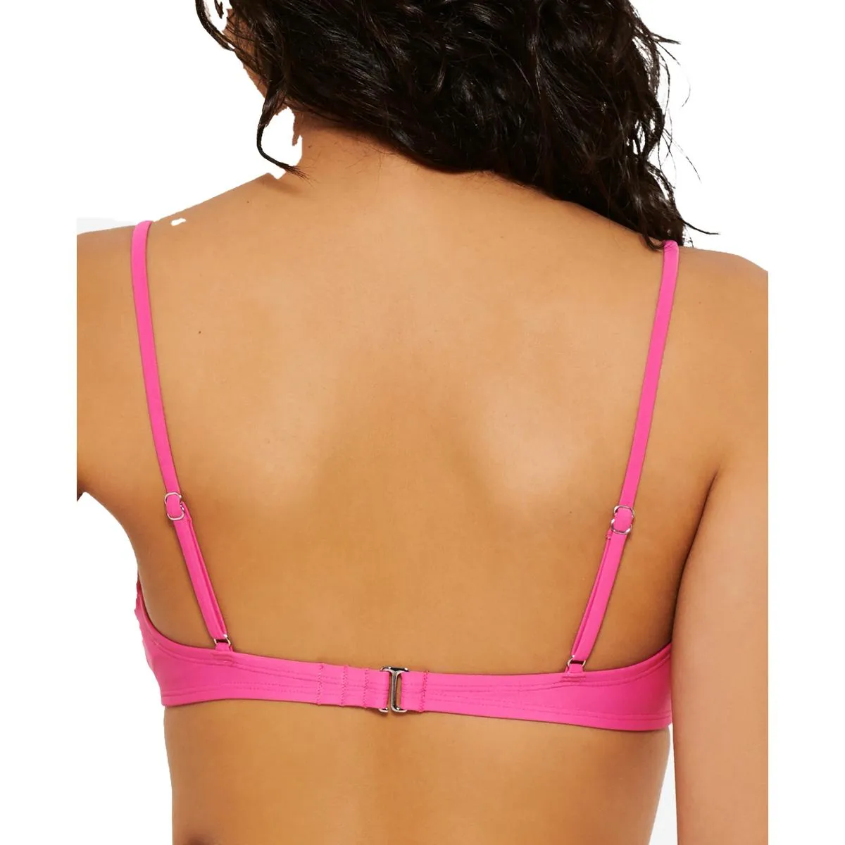 Womens Zipper Adjustable Swim Top Separates