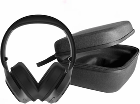 Wyze Noise Cancelling Headphones and Hard Case for Travel, Wireless Over The Ear Bluetooth Headphones with Active Noise Cancellation, Transparency Mode, Clear Voice Pick-up, Alexa Built-in noise cancelling headphones,ANC headphones,travel headphones,