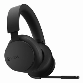 Xbox Wireless Gaming Headset  Over Ear Headphones  Spatial Audio with Dolby Atmos, Windows Sonic Series X|S, One, Windows PC, Mobile  Carbon Black over-ear headphones,closed back headphones,wireless studio cans,