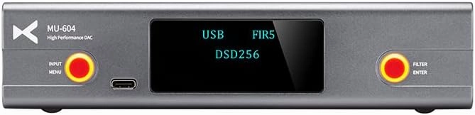 XDUOO MU-604 Decoding Preamp HiFi Digital Turntable XLR Balanced Output USB Decoder Coaxial Optical Decoding OLED Display ES9018K2M Decoder Chip balanced output player,audiophile player,hi-res digital player,