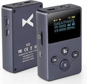xDuoo X2S Hi-Res Lossless Portable Music Player - DSD128 PCM 24Bit/192k, 128GB, 6 Bands of EQ, Rail to Rail Op-amp, OLED Screen hi-res portable player,digital audio player,DAP lossless,