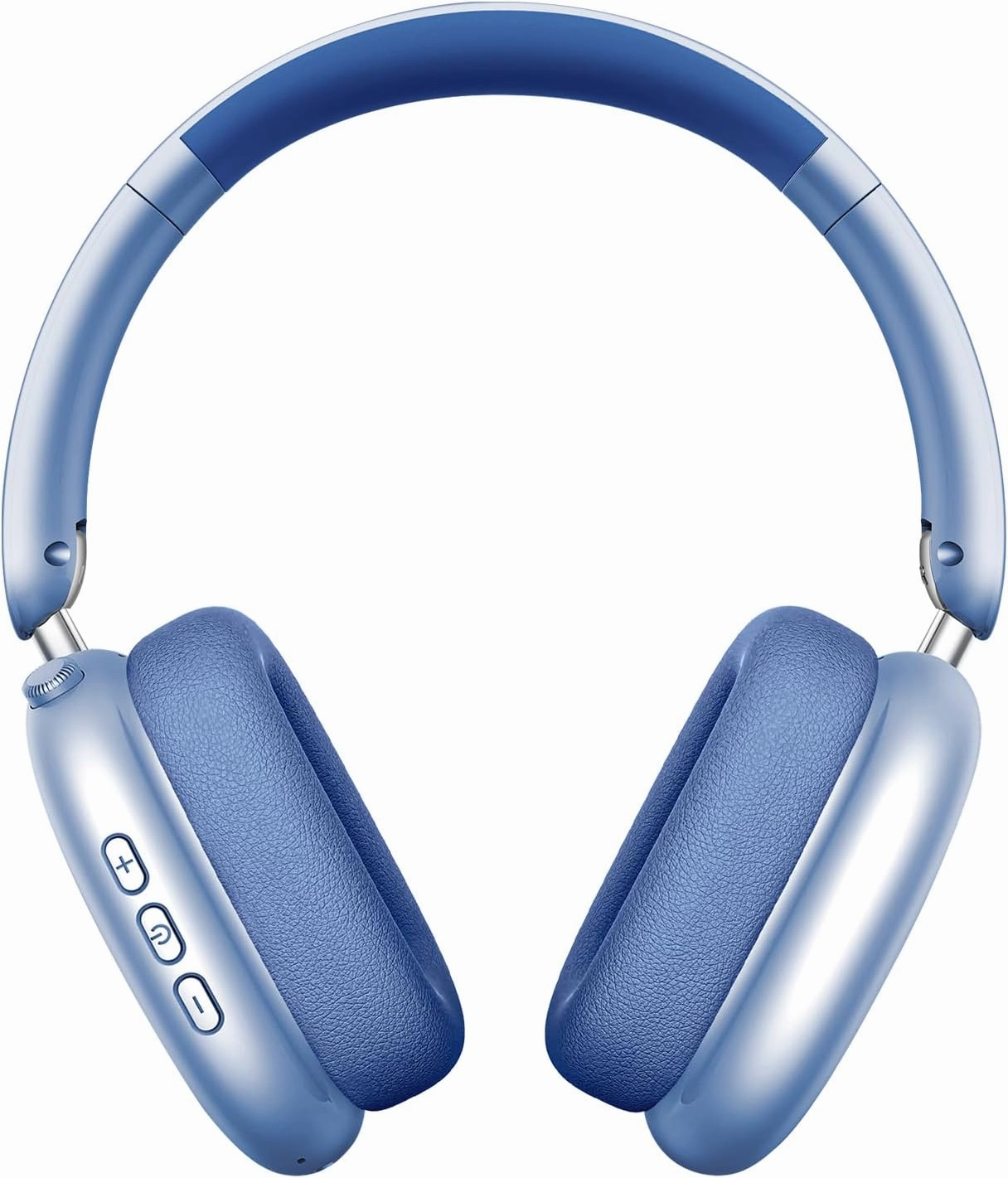 Y01 Wireless Over Ear Headphones, Noise Canceling Bluetooth 5.3 Headphones with Microphones,Hi-Res Audio,48H Playtime,Foldable,Breathable Soft Earpads for iOS/Android/Samsung/PC-Blue over-ear headphones,closed back headphones,wireless studio cans,