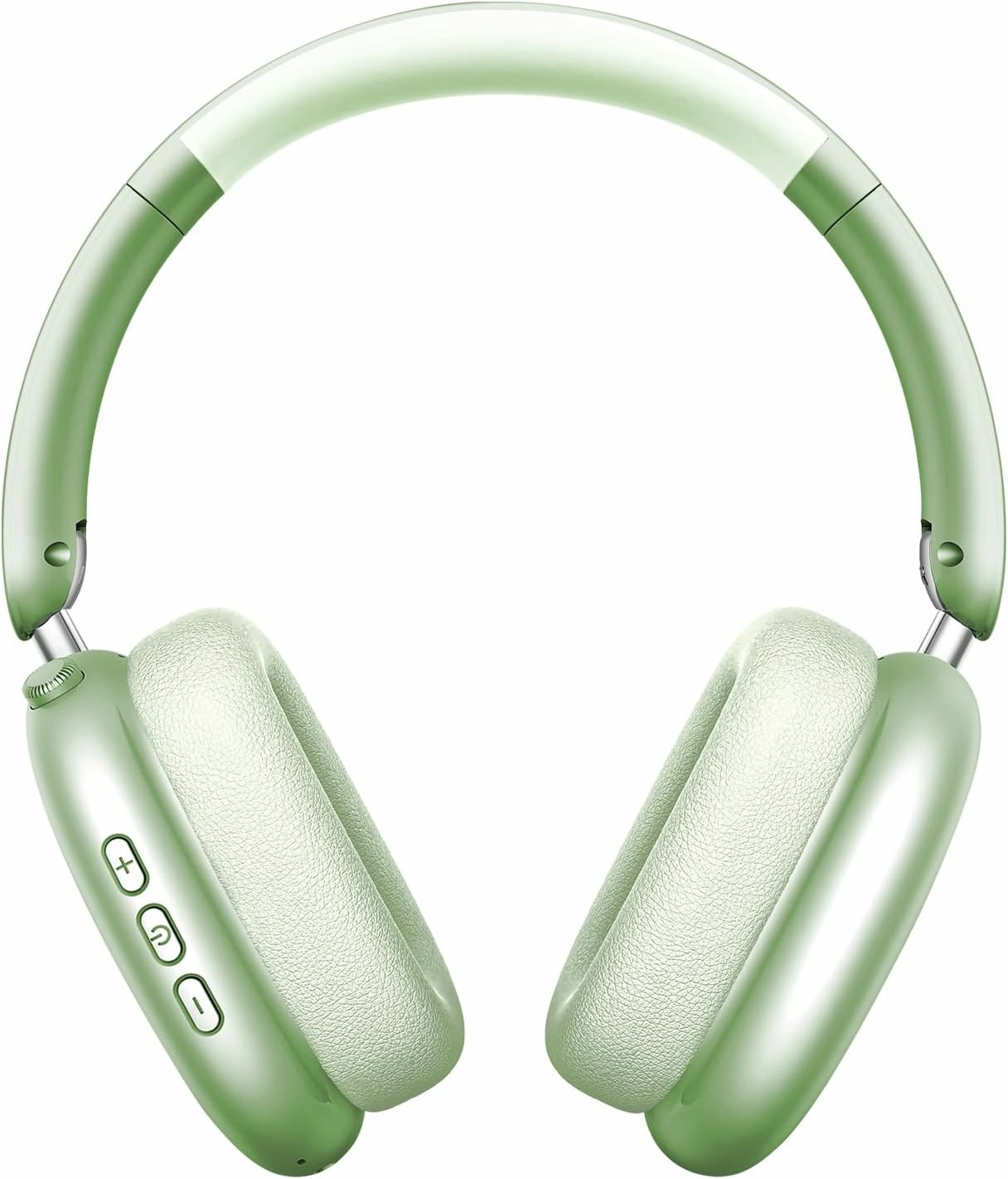 Y01 Wireless Over Ear Headphones, Noise Canceling Bluetooth 5.3 Headphones with Microphones,Hi-Res Audio,48H Playtime,Foldable,Breathable Soft Earpads for iOS/Android/Samsung/PC-Green over-ear headphones,closed back headphones,wireless studio cans,