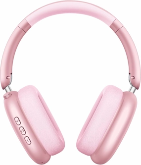 Y01 Wireless Over Ear Headphones, Noise Canceling Bluetooth 5.3 Headphones with Microphones,Hi-Res Audio,48H Playtime,Foldable,Breathable Soft Earpads for iOS/Android/Samsung/PC-Pink over-ear headphones,closed back headphones,wireless studio cans,