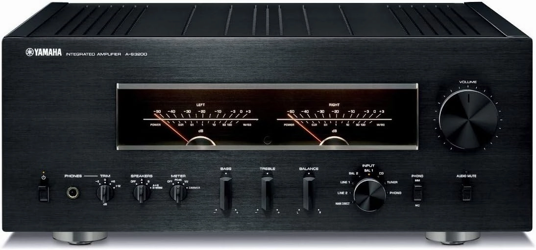 Yamaha Audio A-S3200BL Integrated Amplifier (Black) integrated amplifier,stereo receiver,hi-fi amp combo,