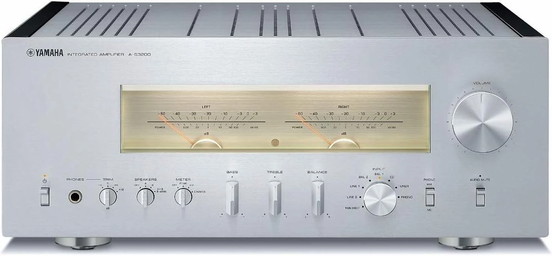 Yamaha Audio A-S3200SL Integrated Amplifier (Silver) integrated amplifier,stereo receiver,hi-fi amp combo,