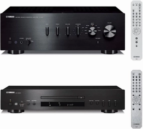 Yamaha CD-S303 CD Player with MP3/WMA/LPCM/FLAC/USB Compatibility with A-S301 Integrated Amplifier integrated amplifier,stereo receiver,hi-fi amp combo,