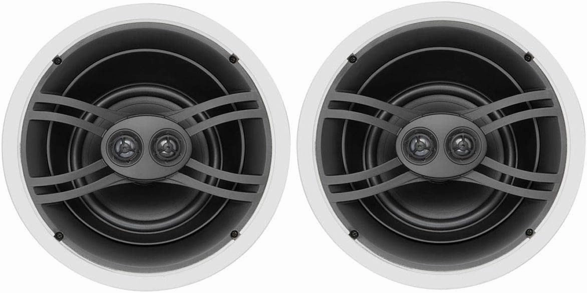 YAMAHA NS-IW280CWH 6.5" 3-Way In-Ceiling Speaker System (White, Pair)