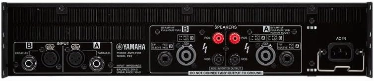 Yamaha PX3 Dual Channel 2x500W Lightweight Power Amplifier w/ DSP