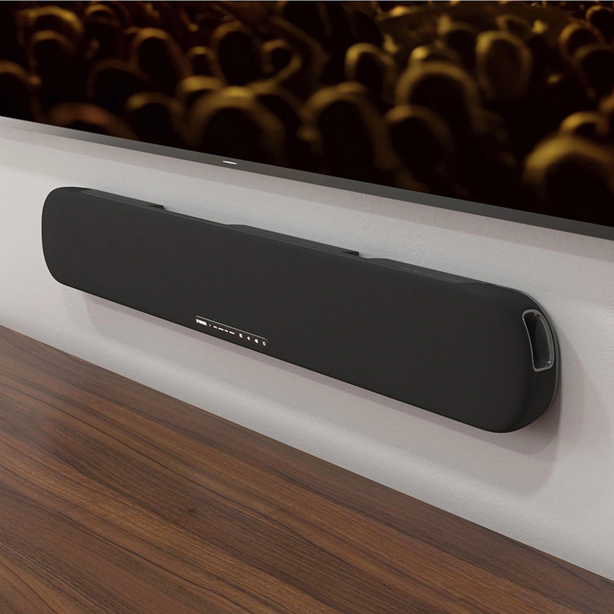 Yamaha SR-B20A Soundbar with Dual Built-In Subwoofers, Bluetooth, and DTS Virtual:X (Factory Certified Refurbished)